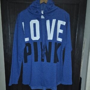 PINK Victoria's Secret Blue Hoodie